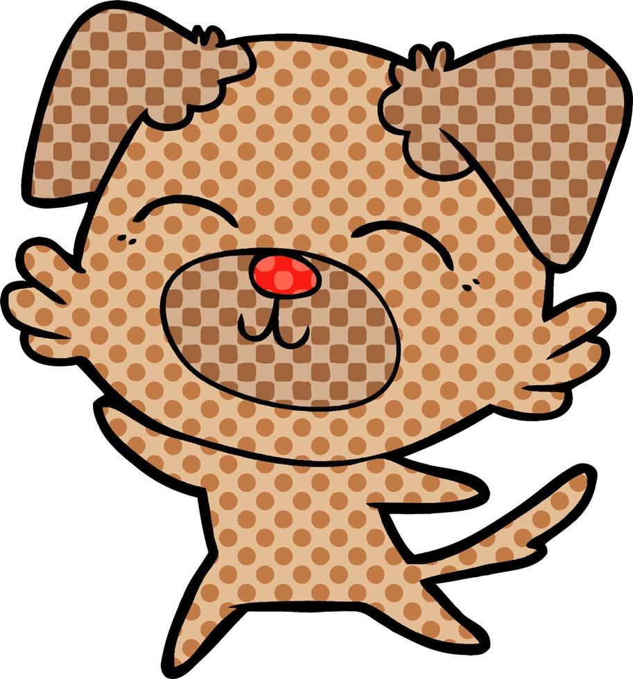 Vector cartoon dog