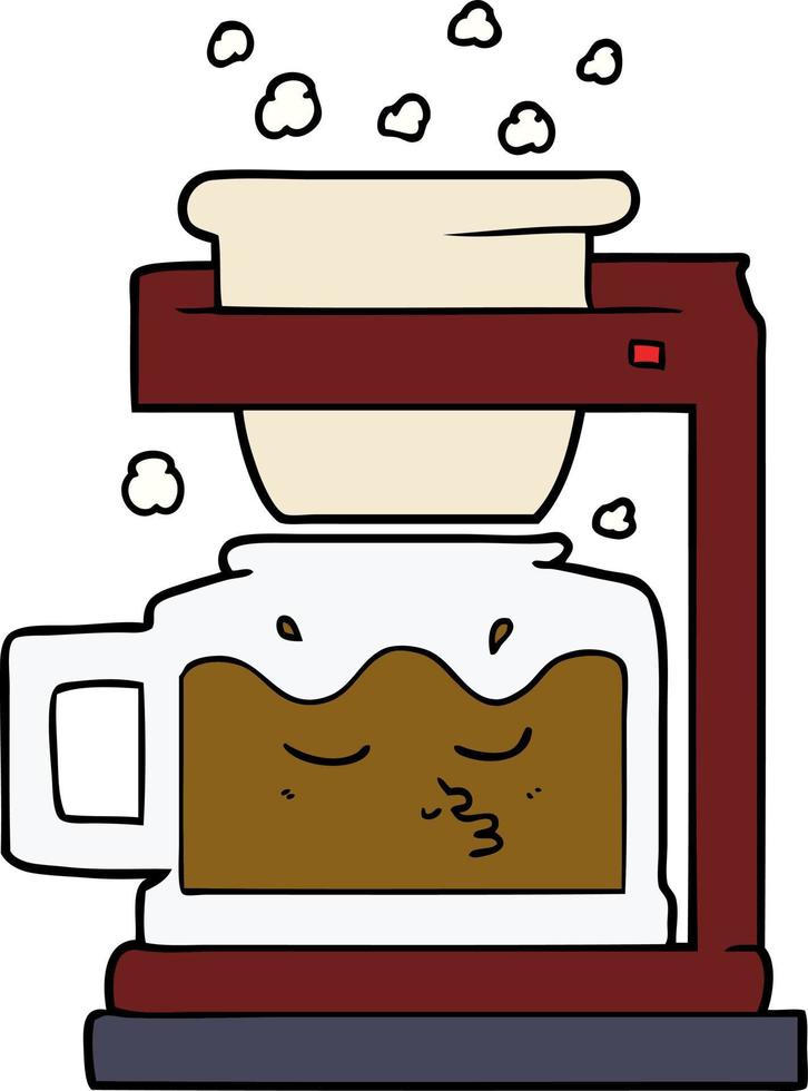 cartoon filter coffee machine 12468577 Vector Art at Vecteezy