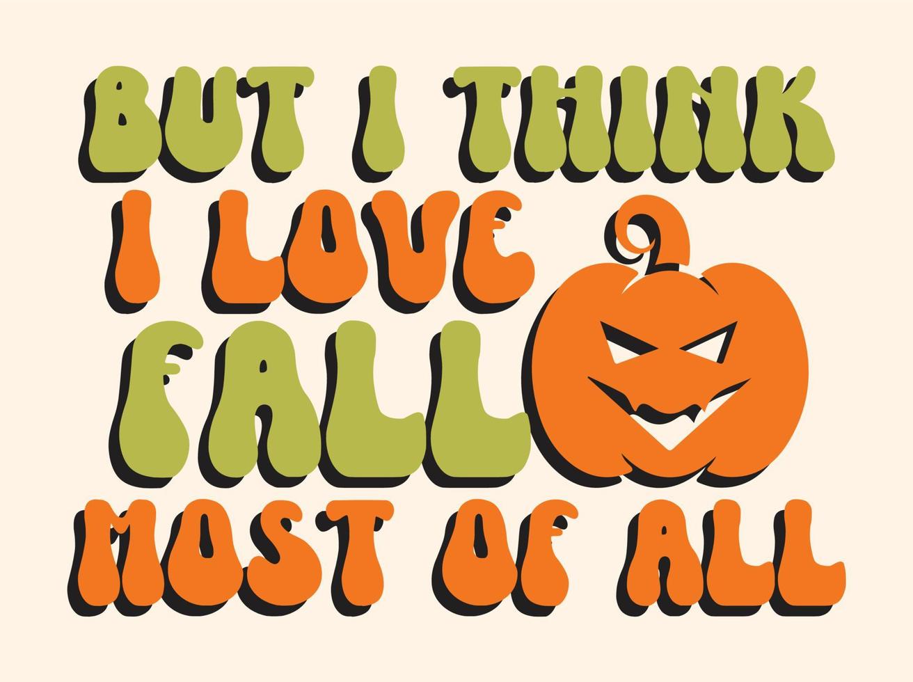 Fall t-shirt design vector file