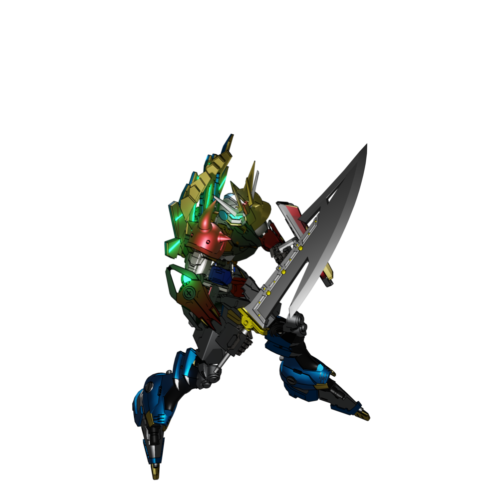 Mecha zum Angriff bereit png