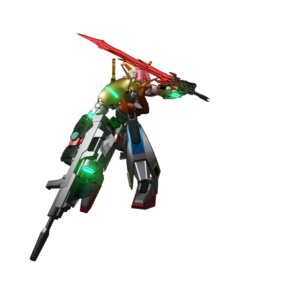 Mecha-Angriffspose png