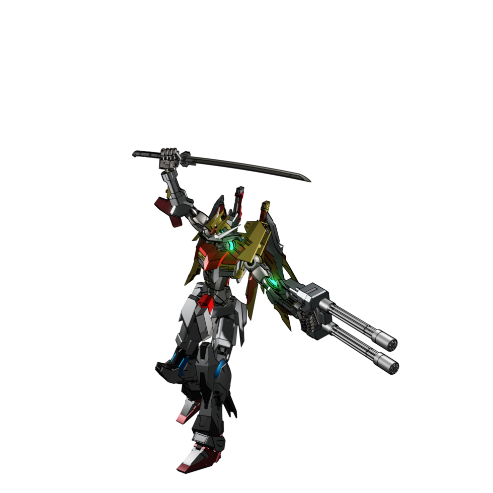 Mecha-Angriffspose png