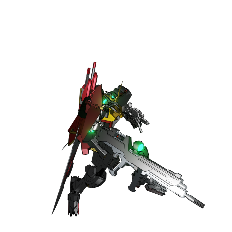 Mecha zum Angriff bereit png