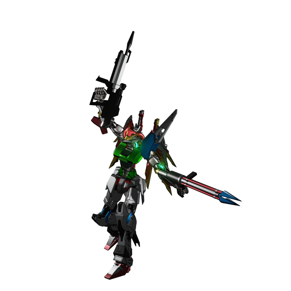 mecha listo para atacar png