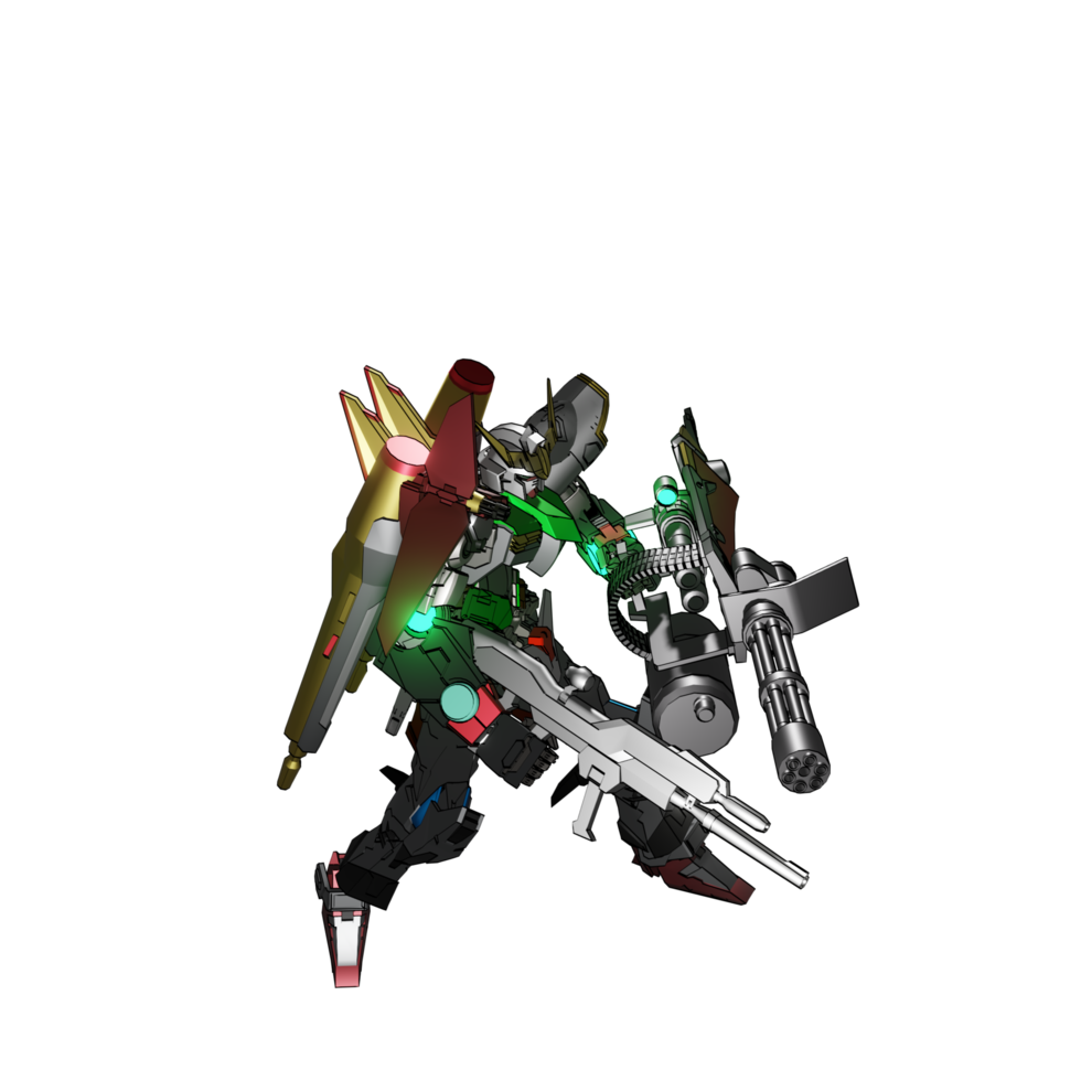 Mecha-Angriffspose png