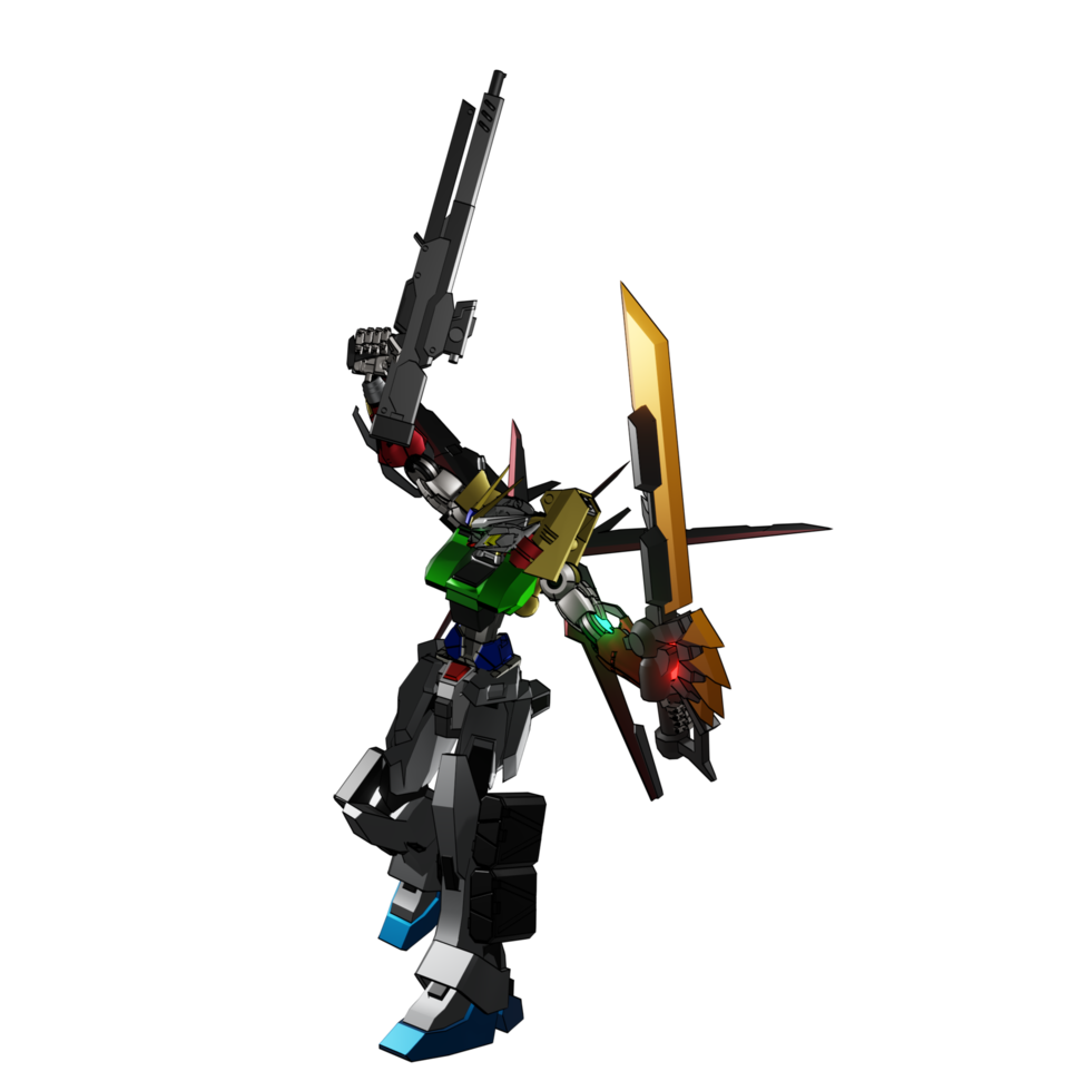 Mecha ready to attack png
