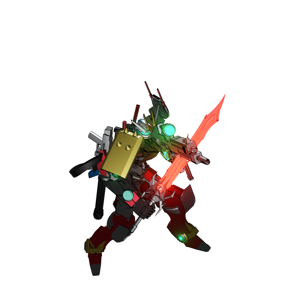 mecha listo para atacar png