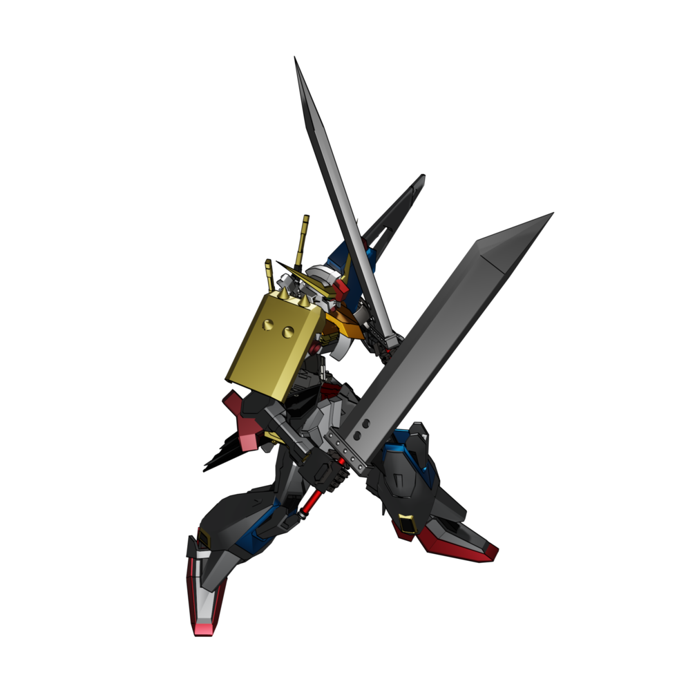 Mecha-Angriffspose png