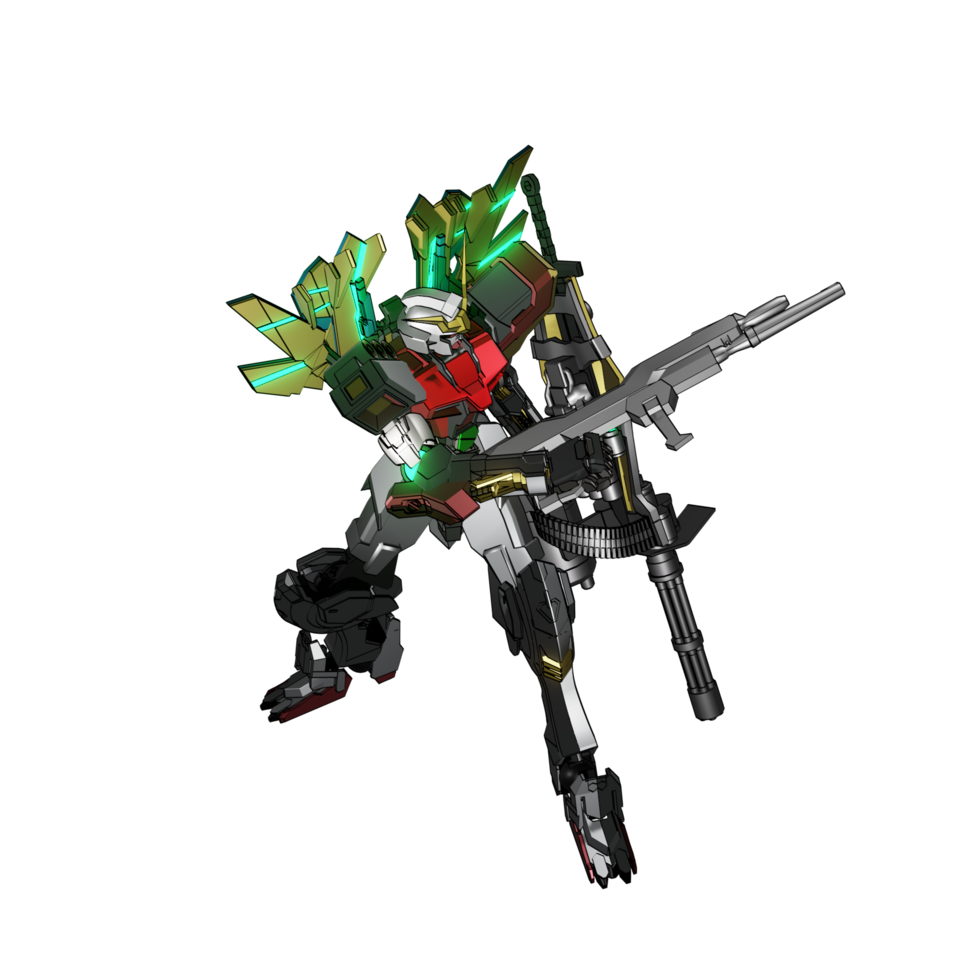 Mecha-Angriffspose png