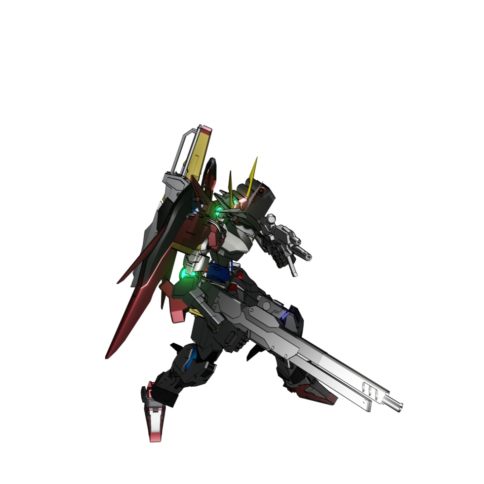 Mecha-Angriffspose png