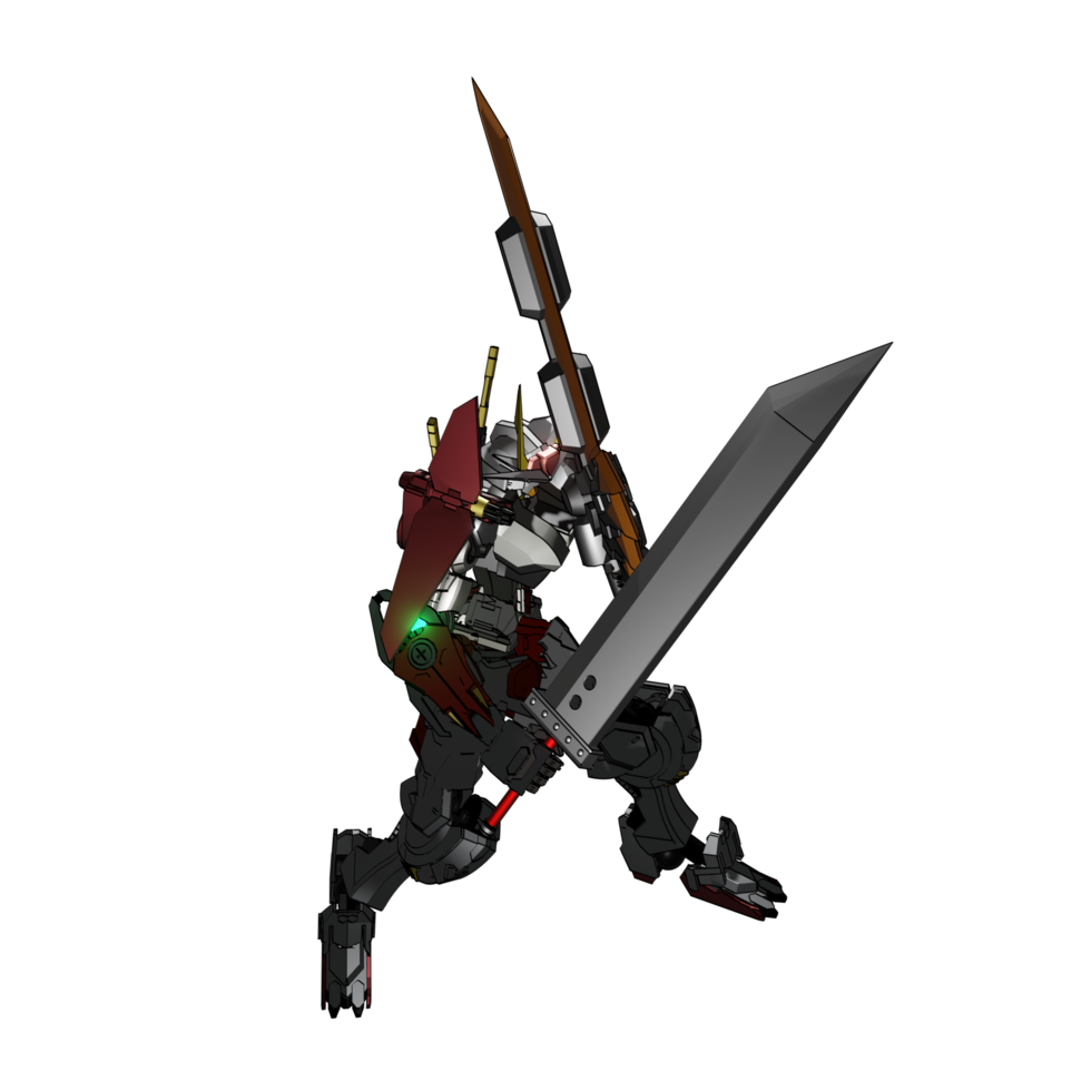 mecha listo para atacar png