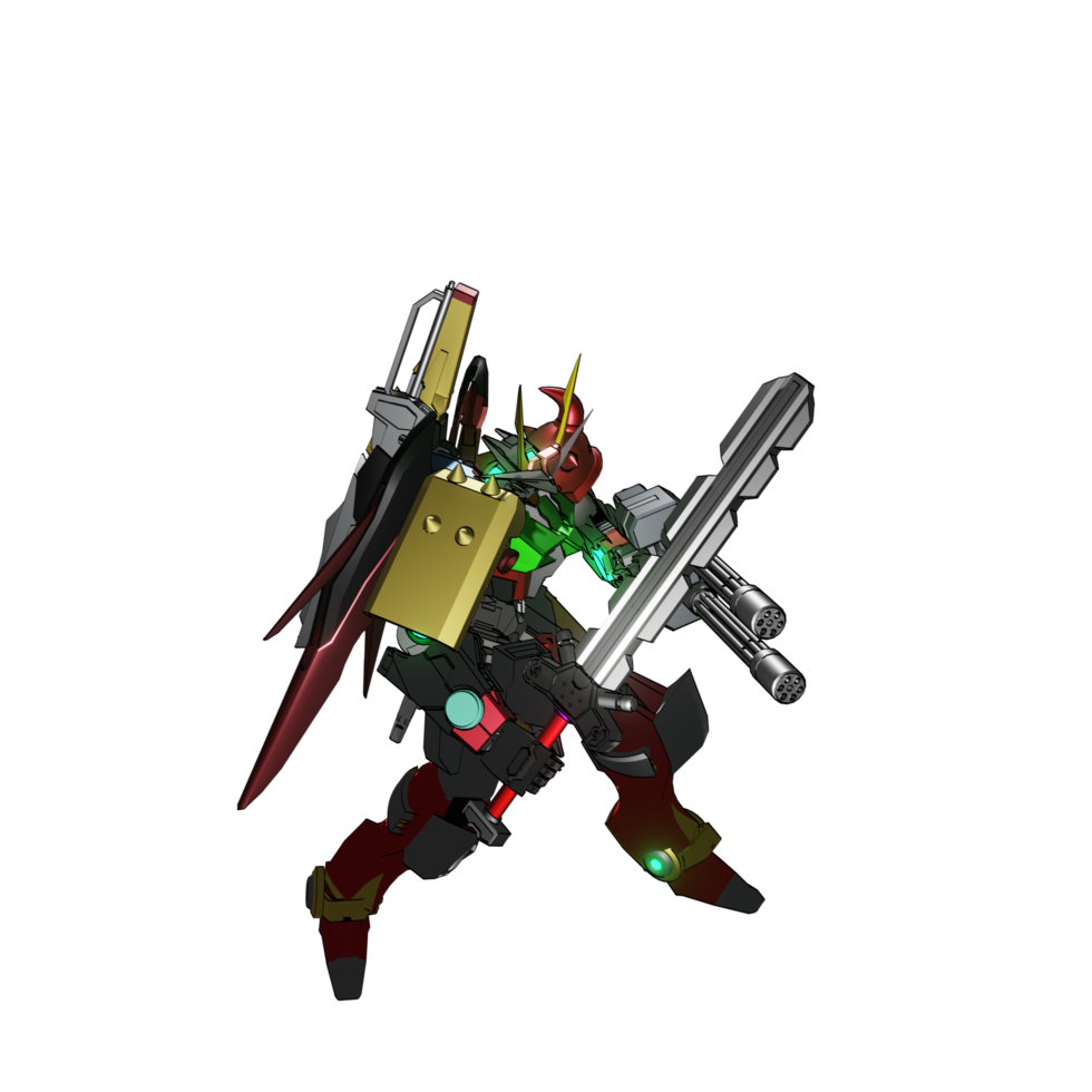 Mecha attack pose png