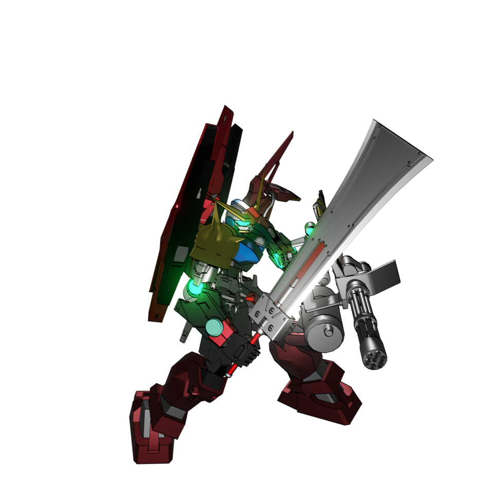 Mecha-Angriffspose png