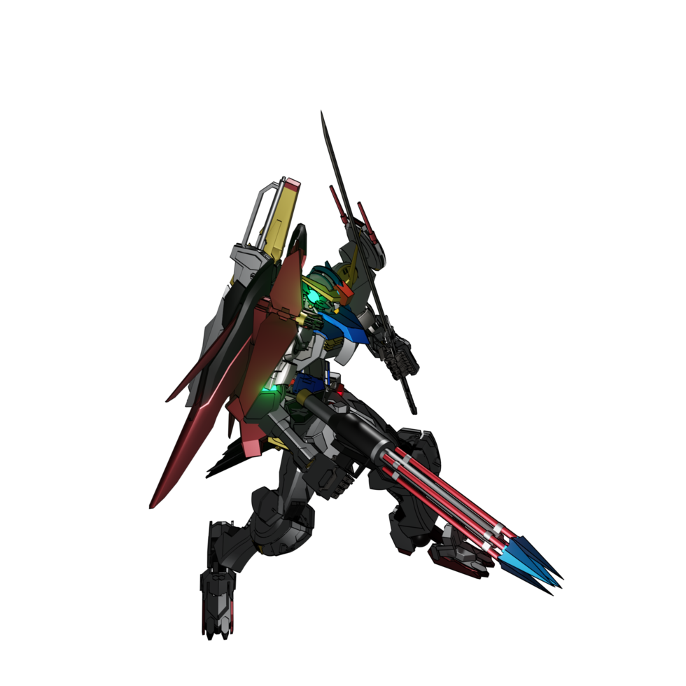 mecha listo para atacar png