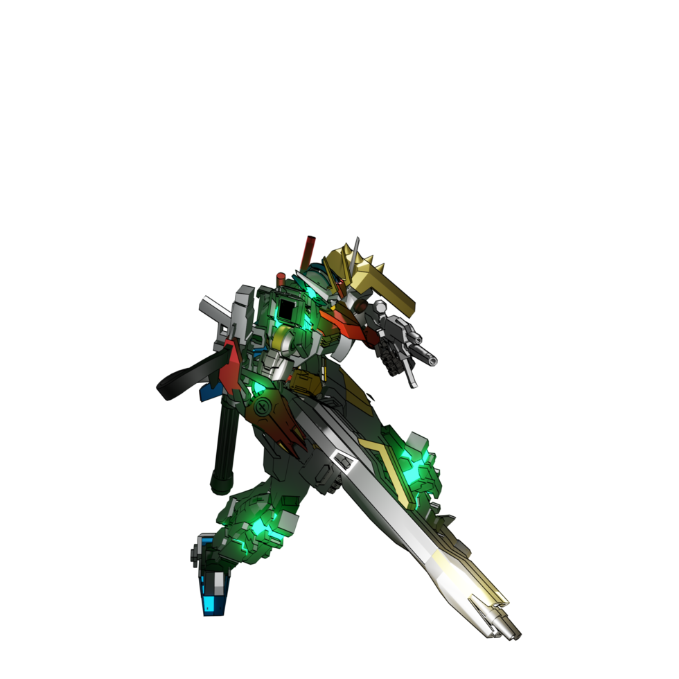 mecha listo para atacar png