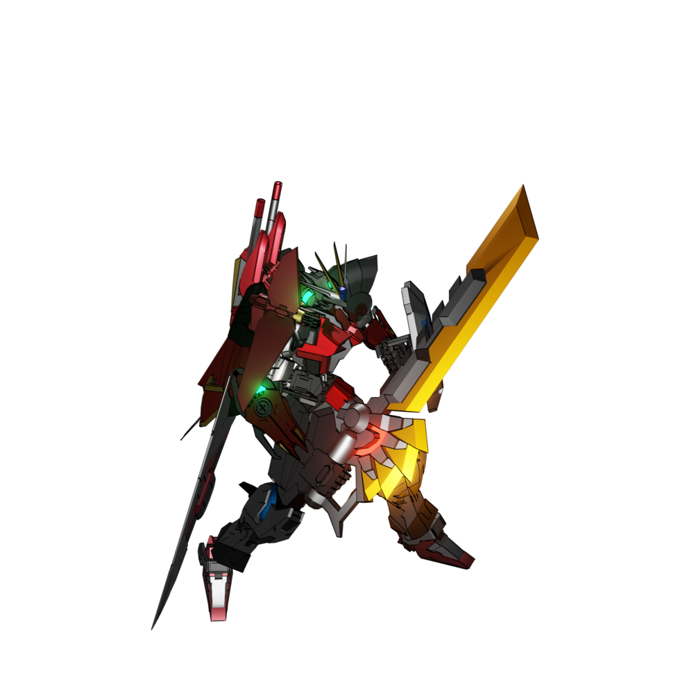 mecha listo para atacar png