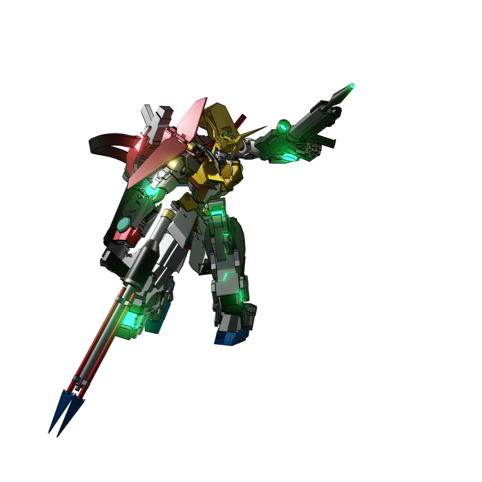 mecha listo para atacar png