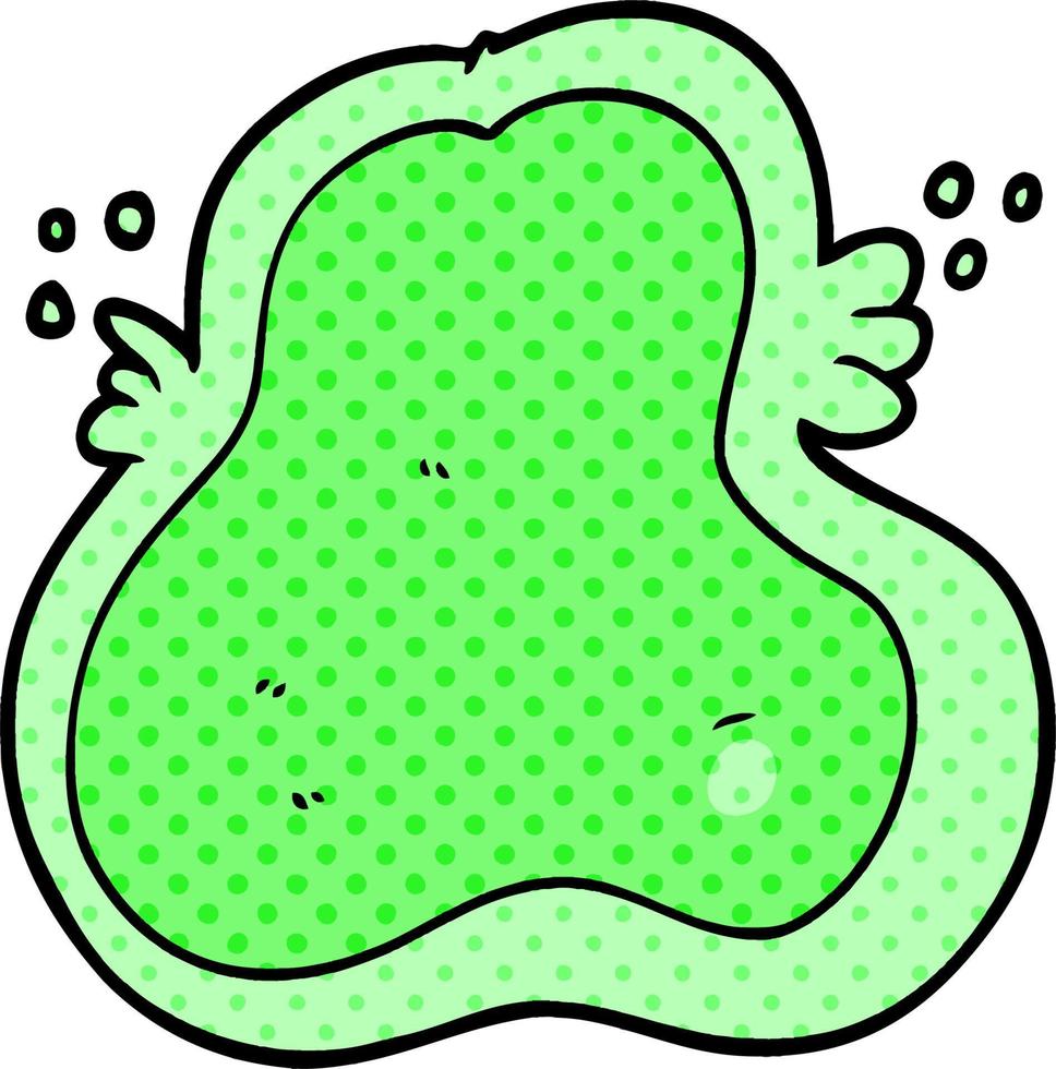 cartoon doodle amoeba vector