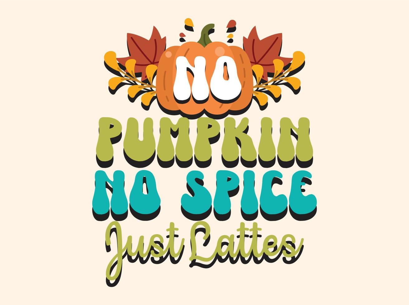 Fall t-shirt design vector file