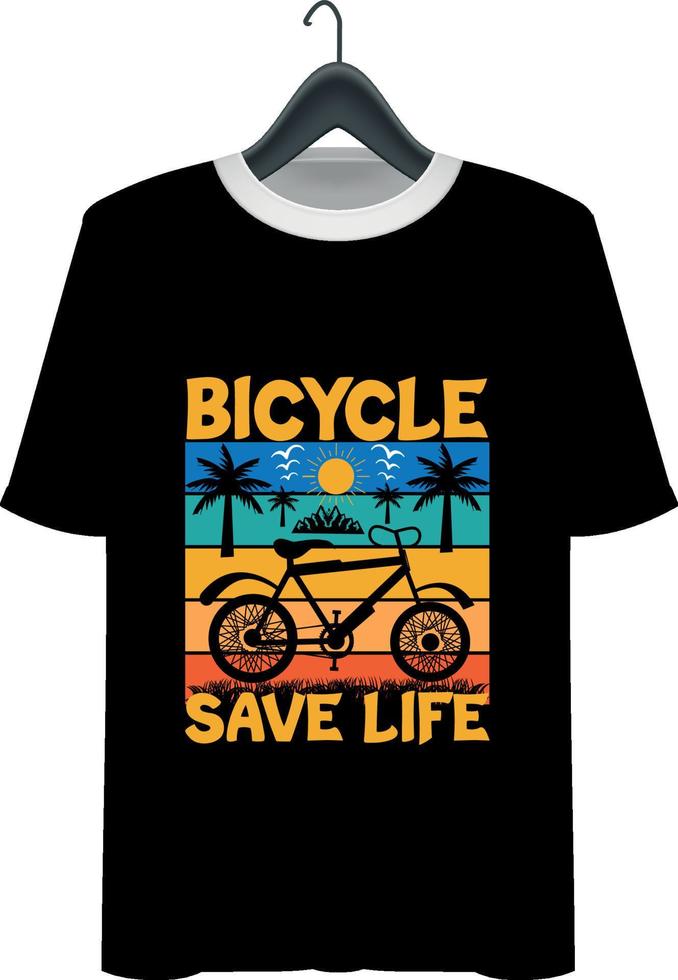 Cycle t-shirt design vector