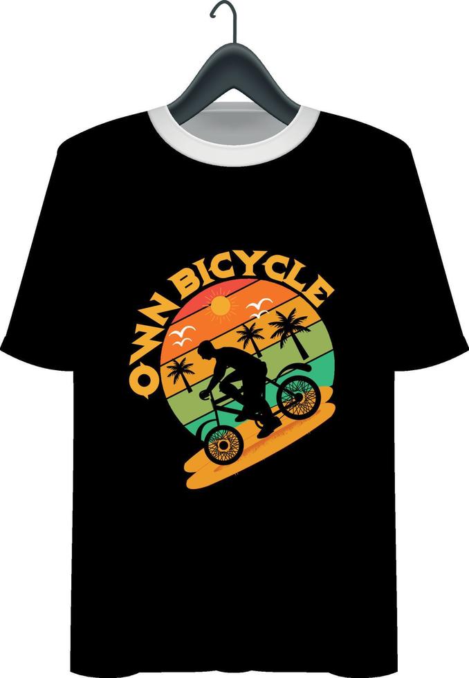 Cycle t-shirt design vector