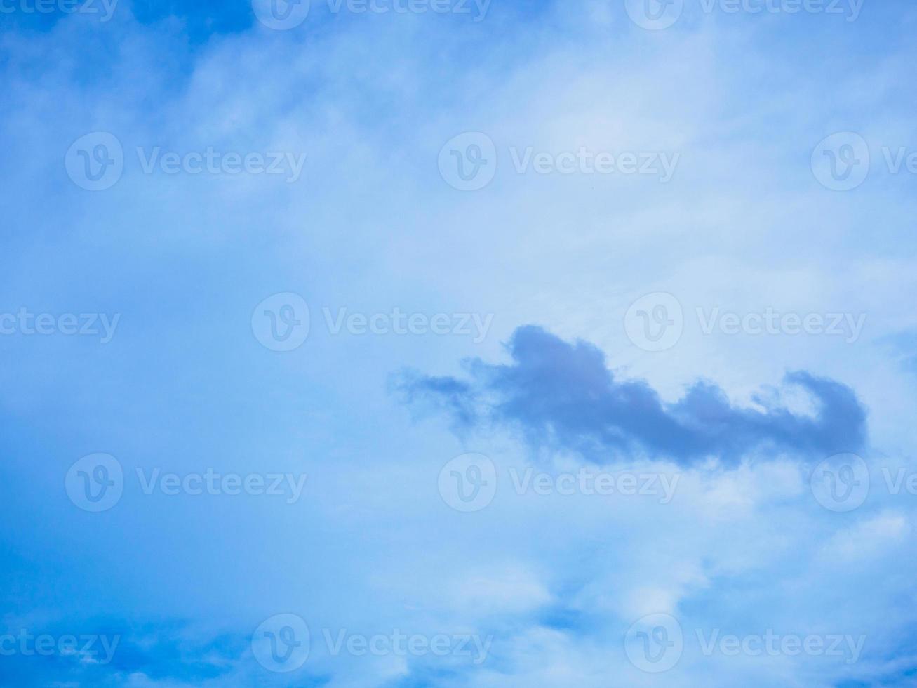 blue sky with clouds nature abstract background photo