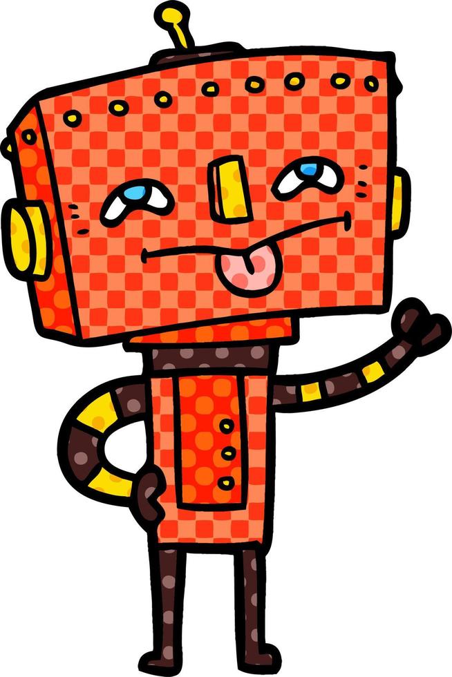 cartoon robot character vector