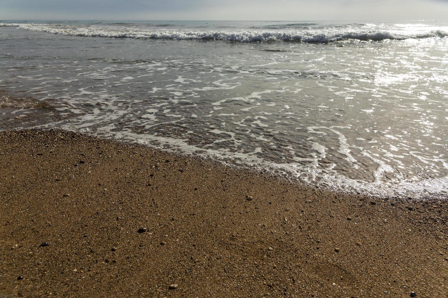 Sea coast landscape view photo