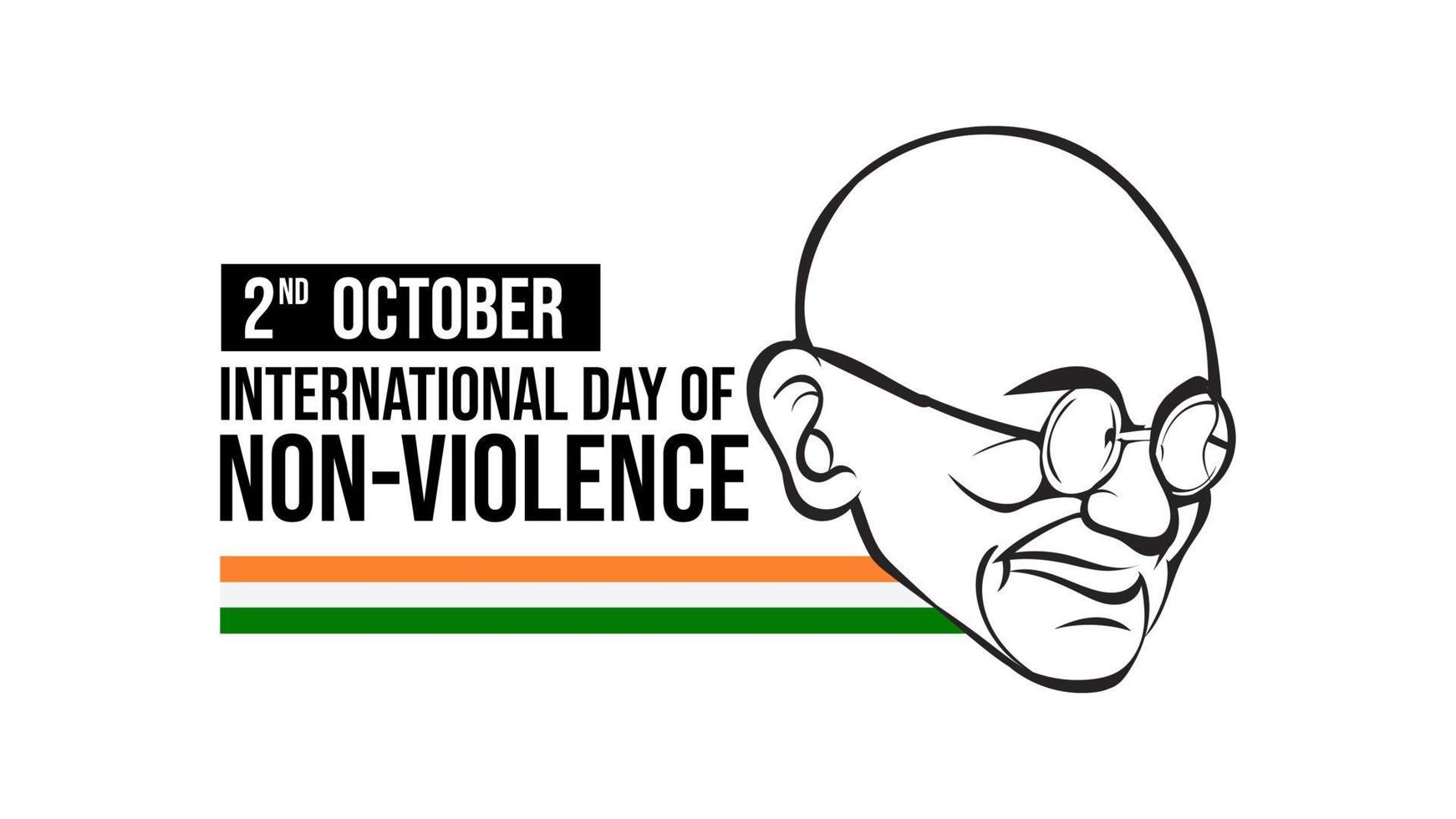 Gandhi Vector illustration