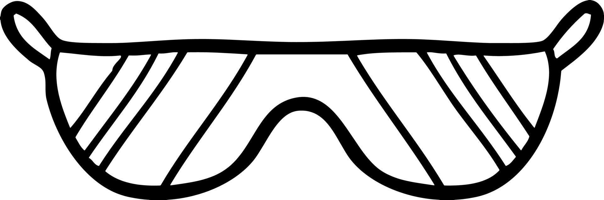 Vector cartoon sunglasses