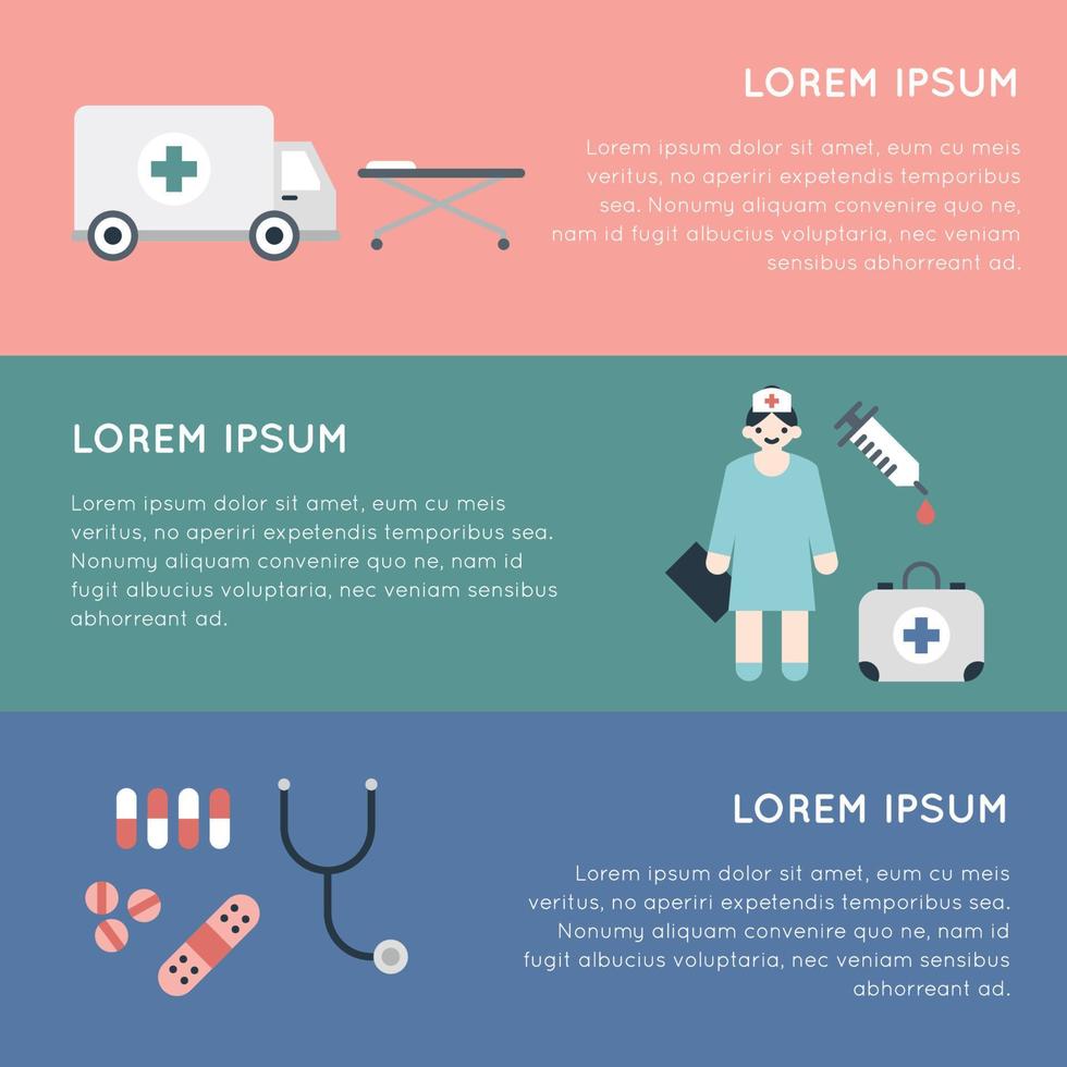 Medical Colorful Brochure vector