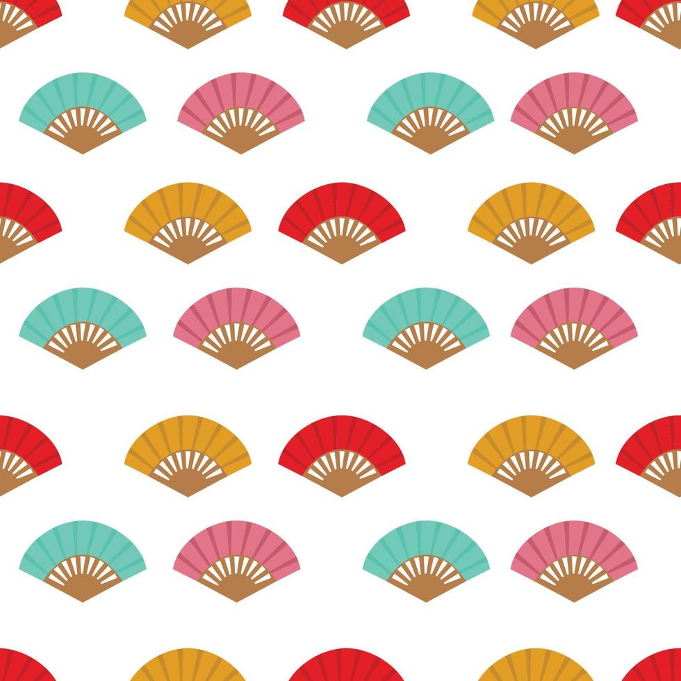 Flat Spanish Fan Pattern vector