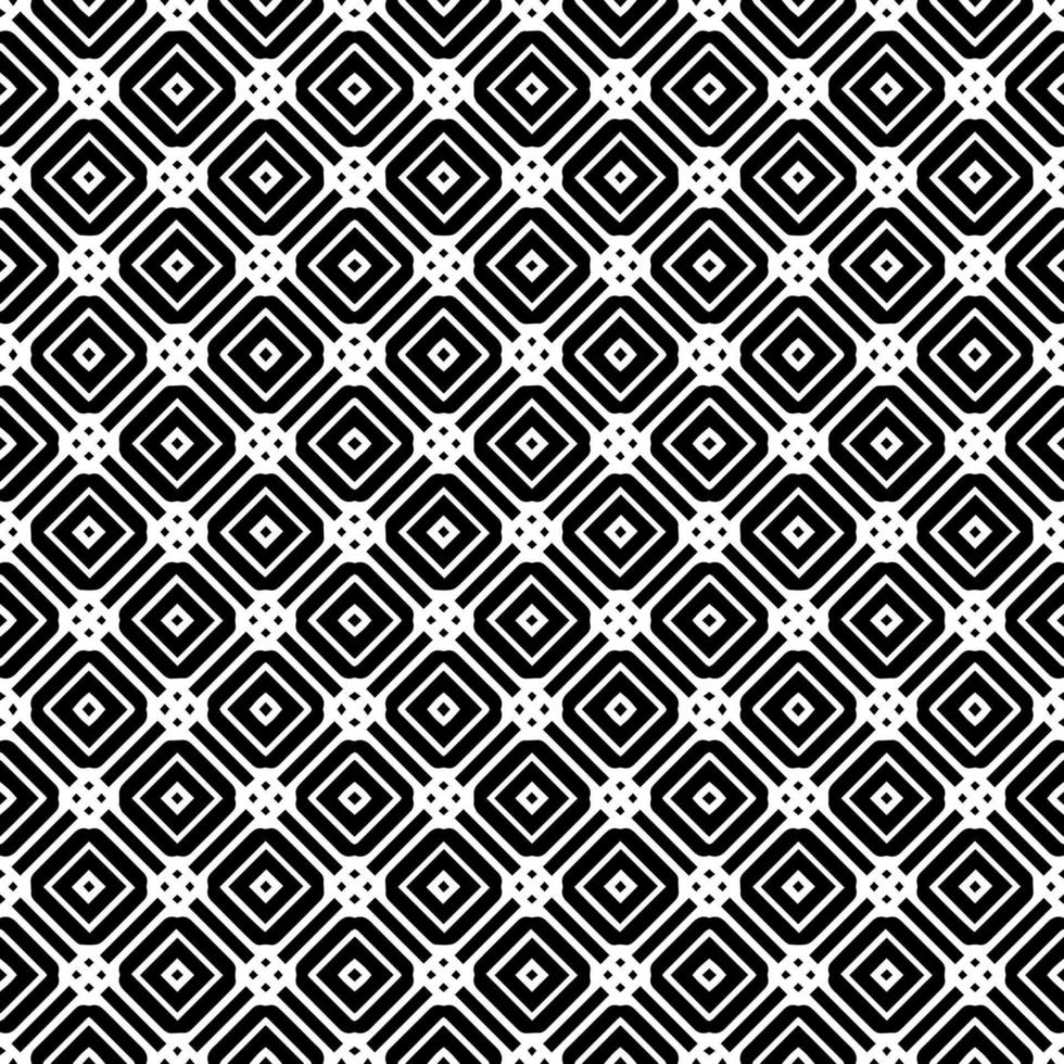 Black and white seamless pattern texture. Greyscale ornamental graphic design. vector