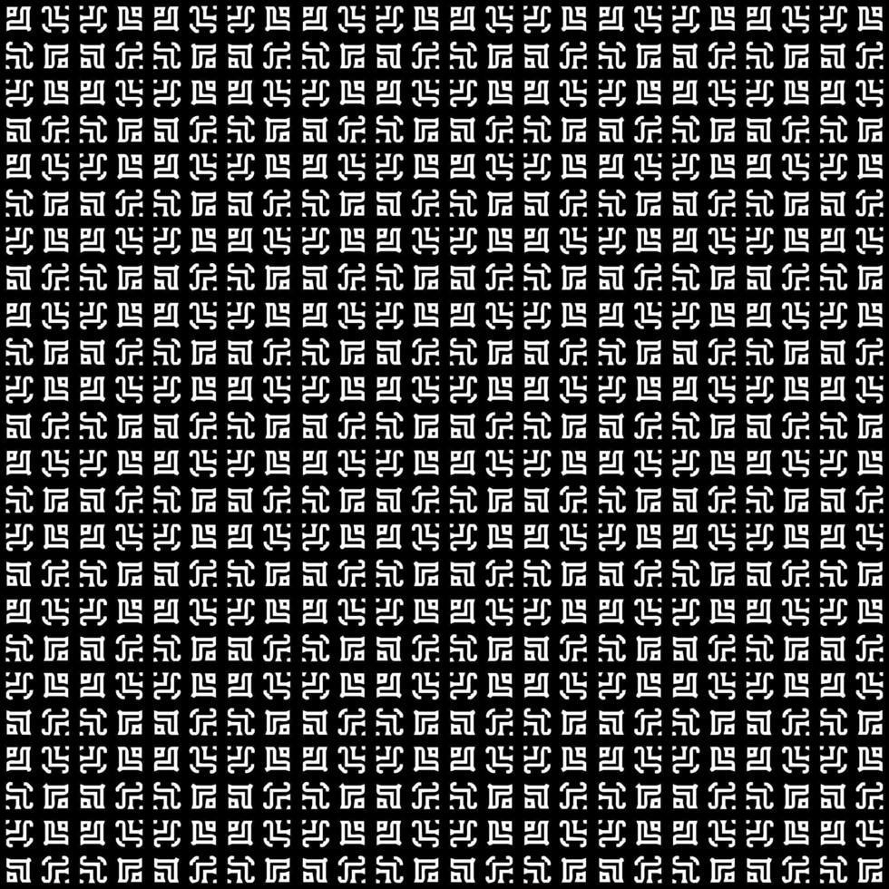 Black and white seamless pattern texture. Greyscale ornamental graphic design. vector