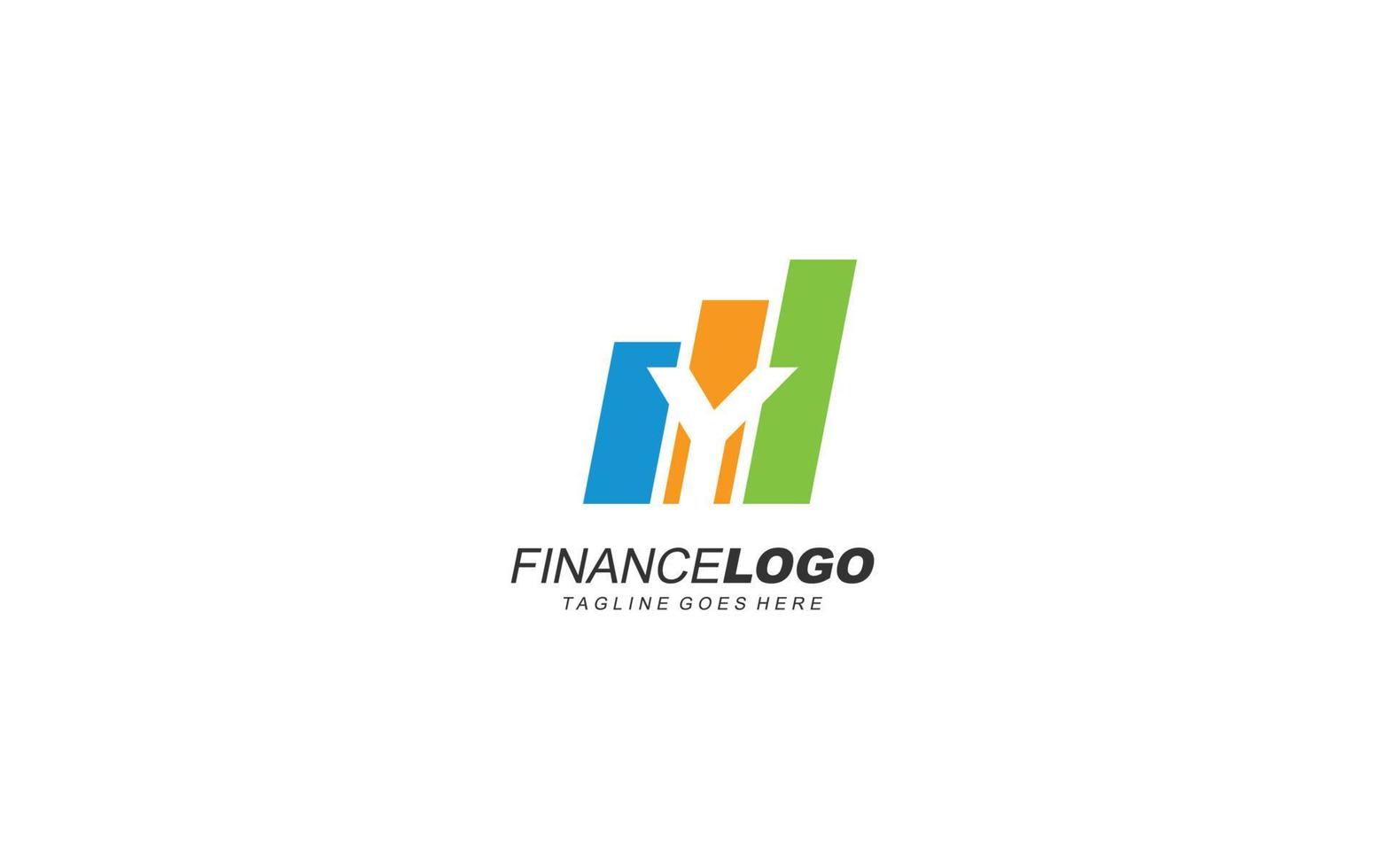 Y logo management for company. letter template vector illustration for your brand.