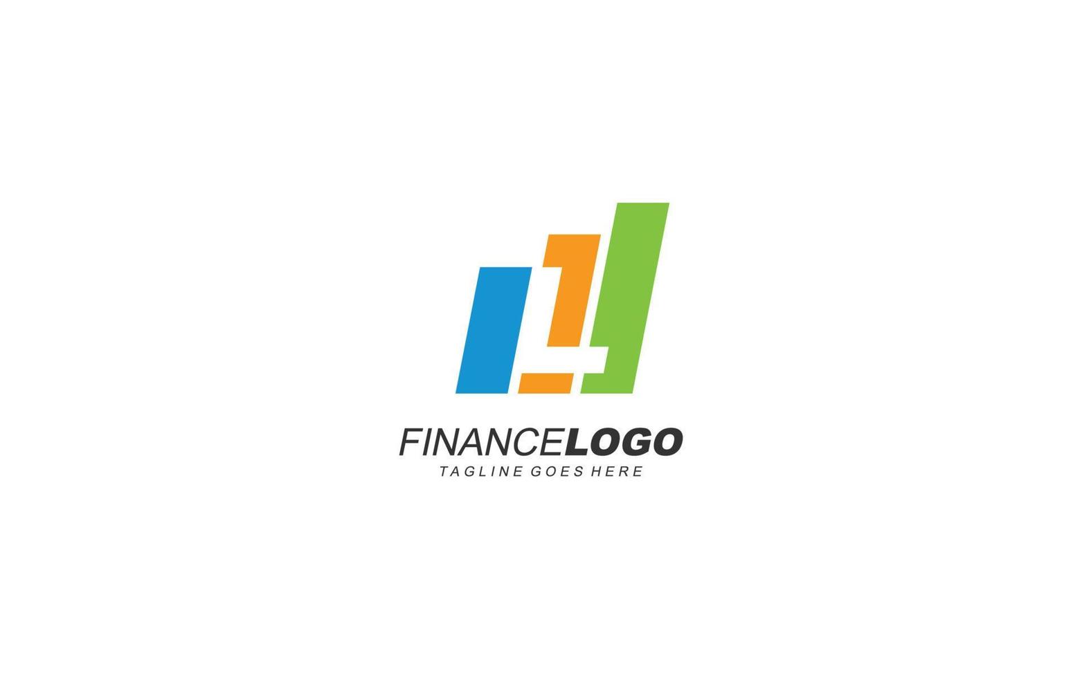 L logo management for company. letter template vector illustration for your brand.