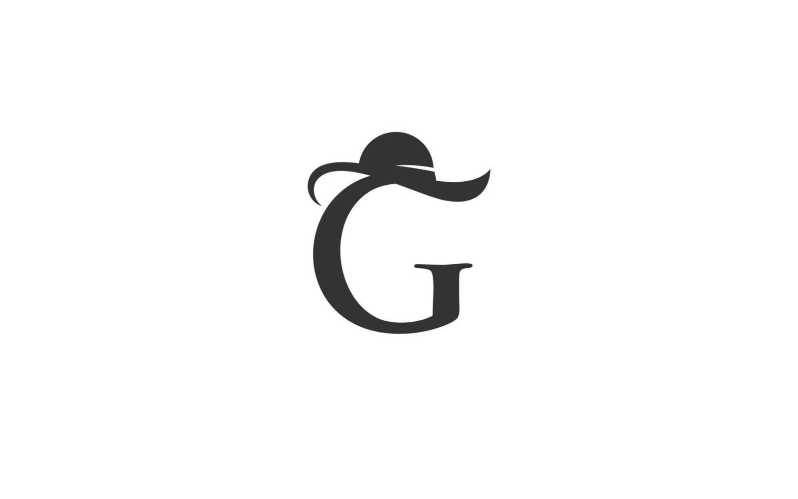 G logo fashion company. text identity template vector illustration for your brand.