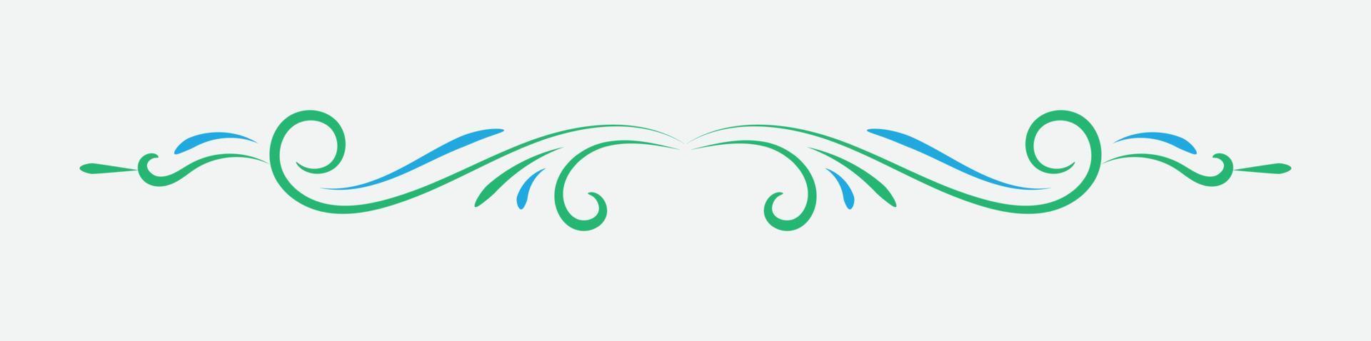Vintage book vignette, divider and separator vector