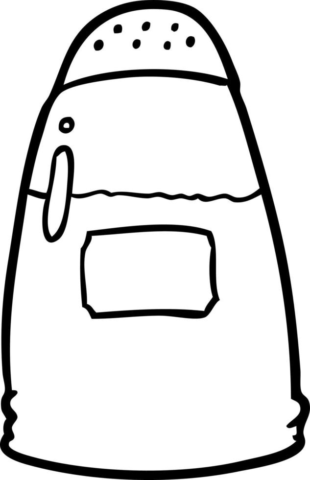 line drawing of a salt shaker 12475868 Vector Art at Vecteezy