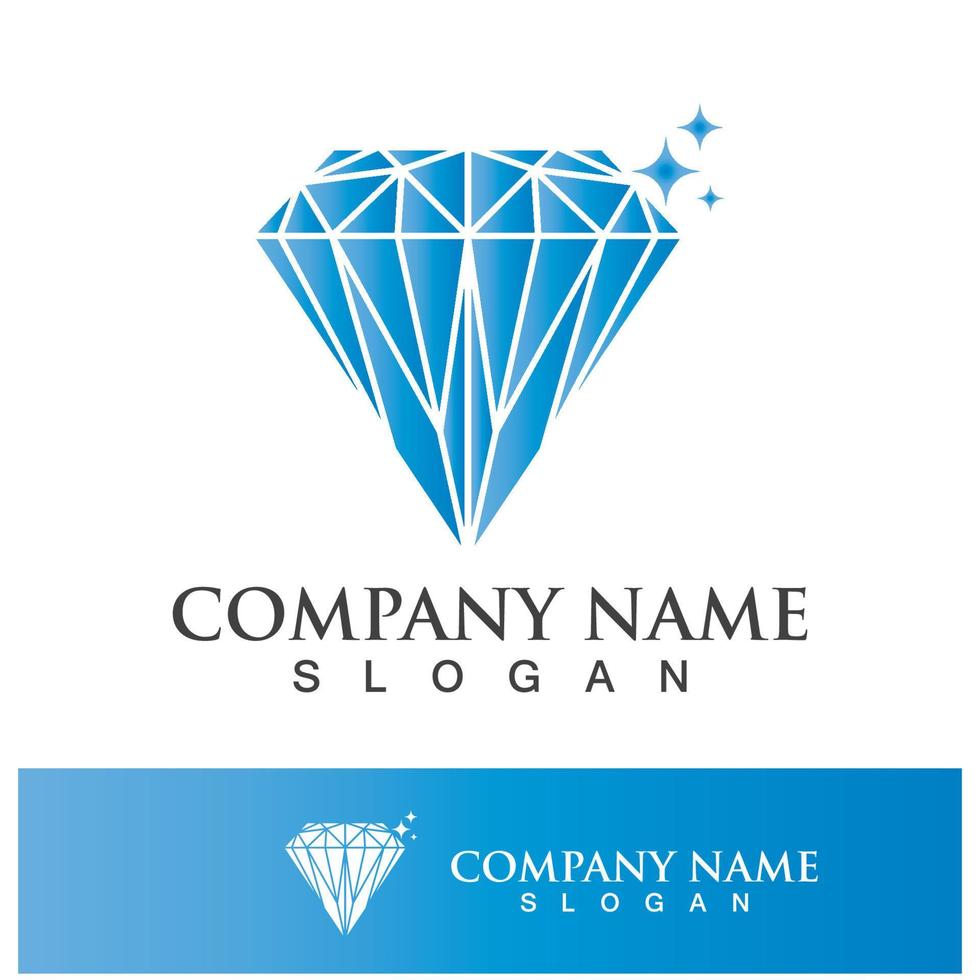 Diamond logo template vector icon