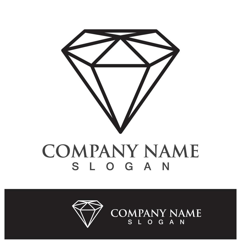 Diamond logo template vector icon