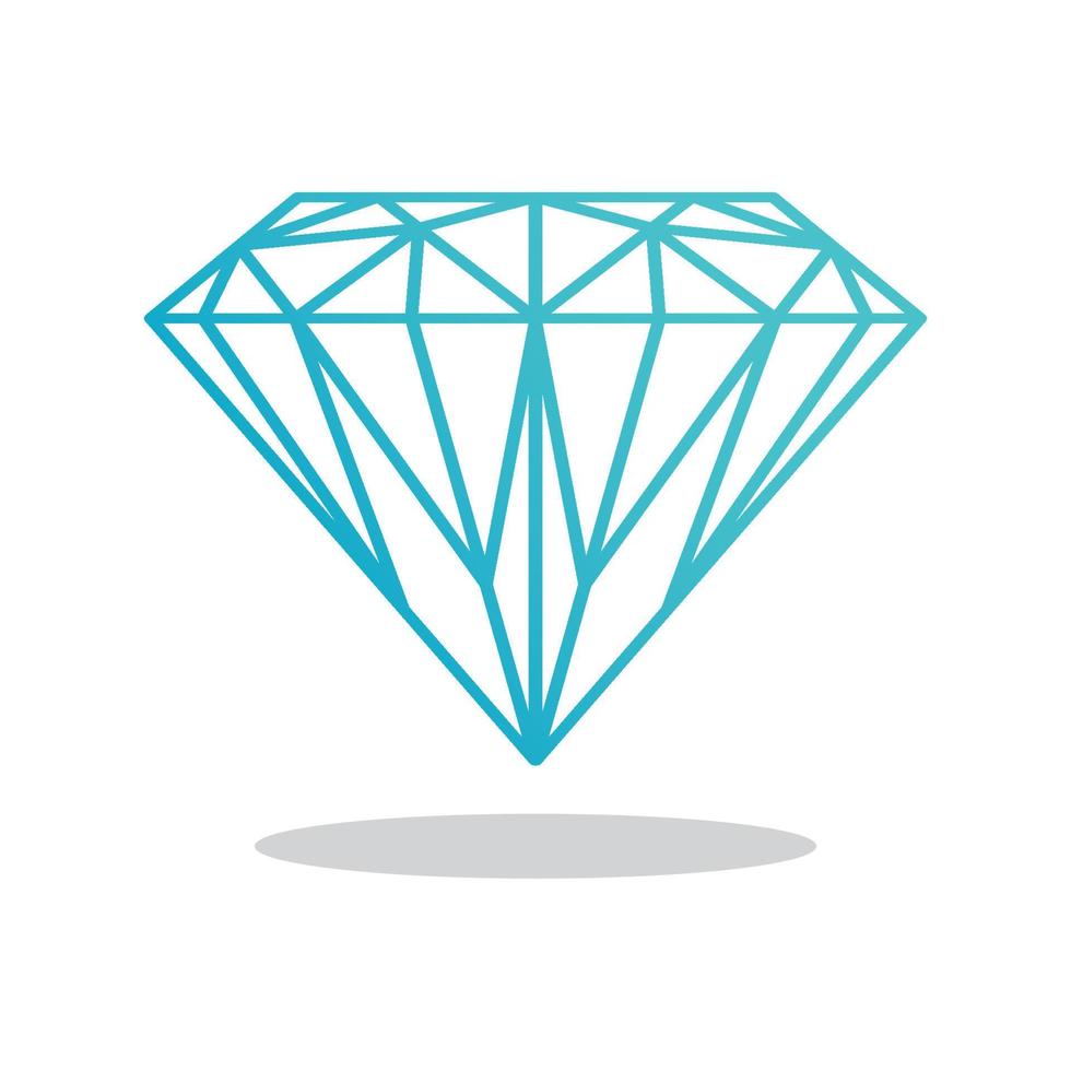 icono de vector de plantilla de logotipo de diamante