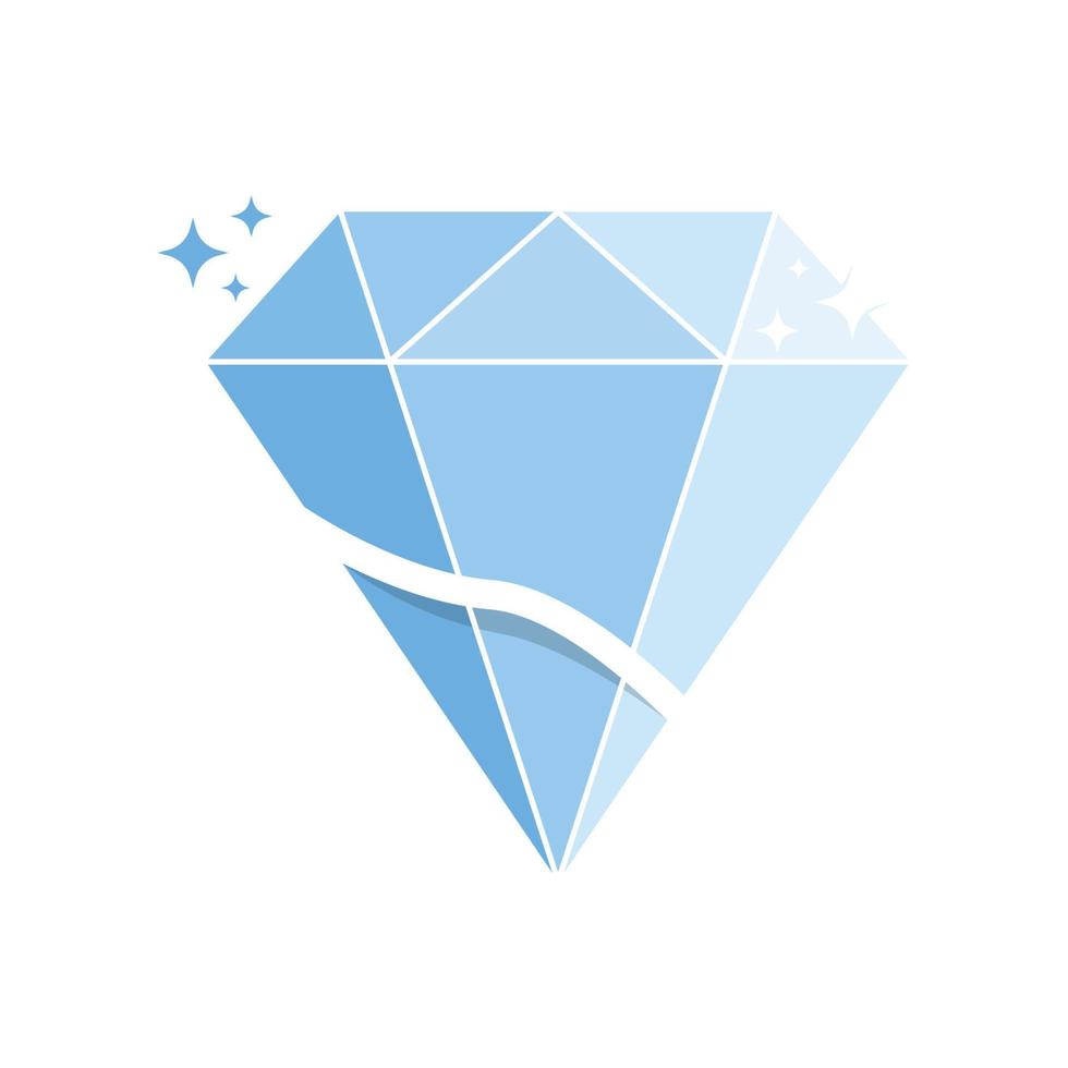 icono de vector de plantilla de logotipo de diamante