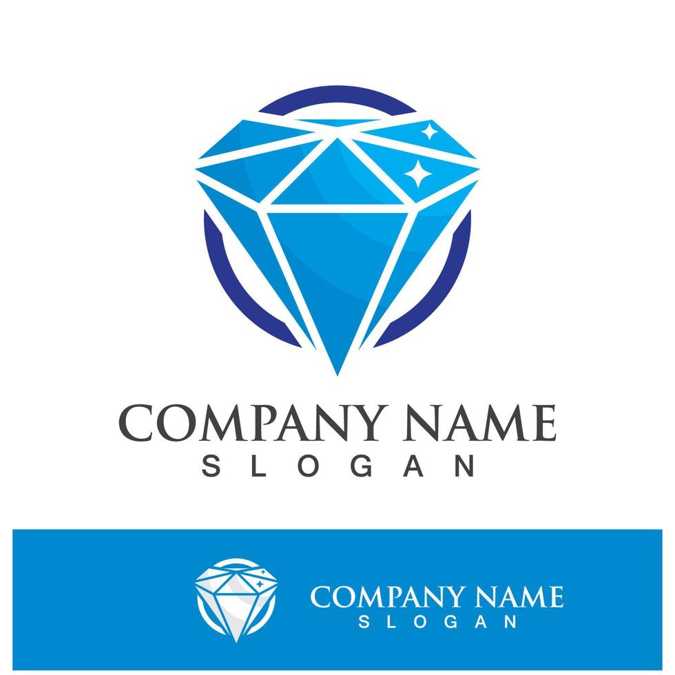 Diamond logo template vector icon