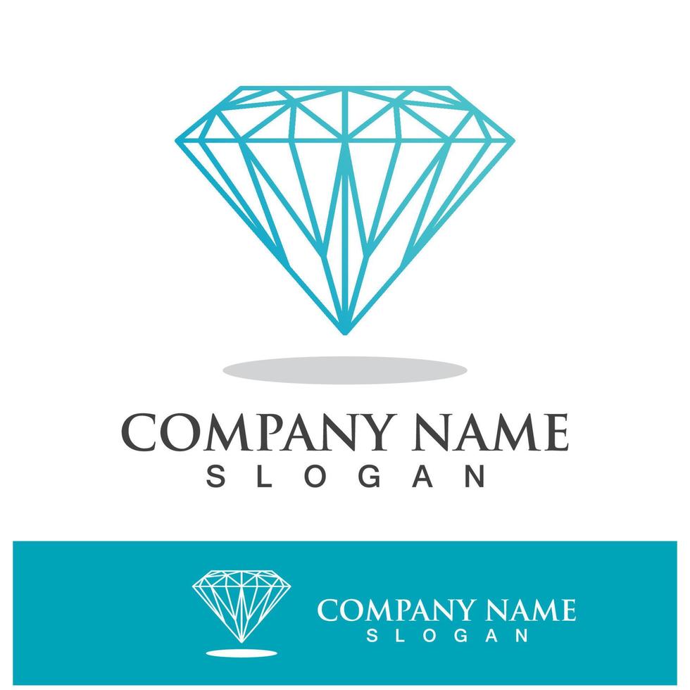 Diamond logo template vector icon