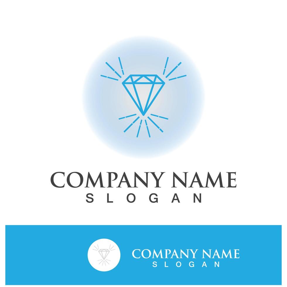 Diamond logo template vector icon