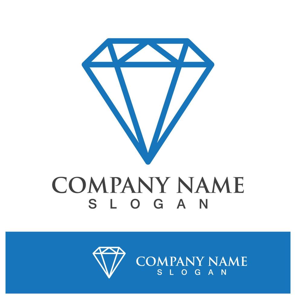 icono de vector de plantilla de logotipo de diamante