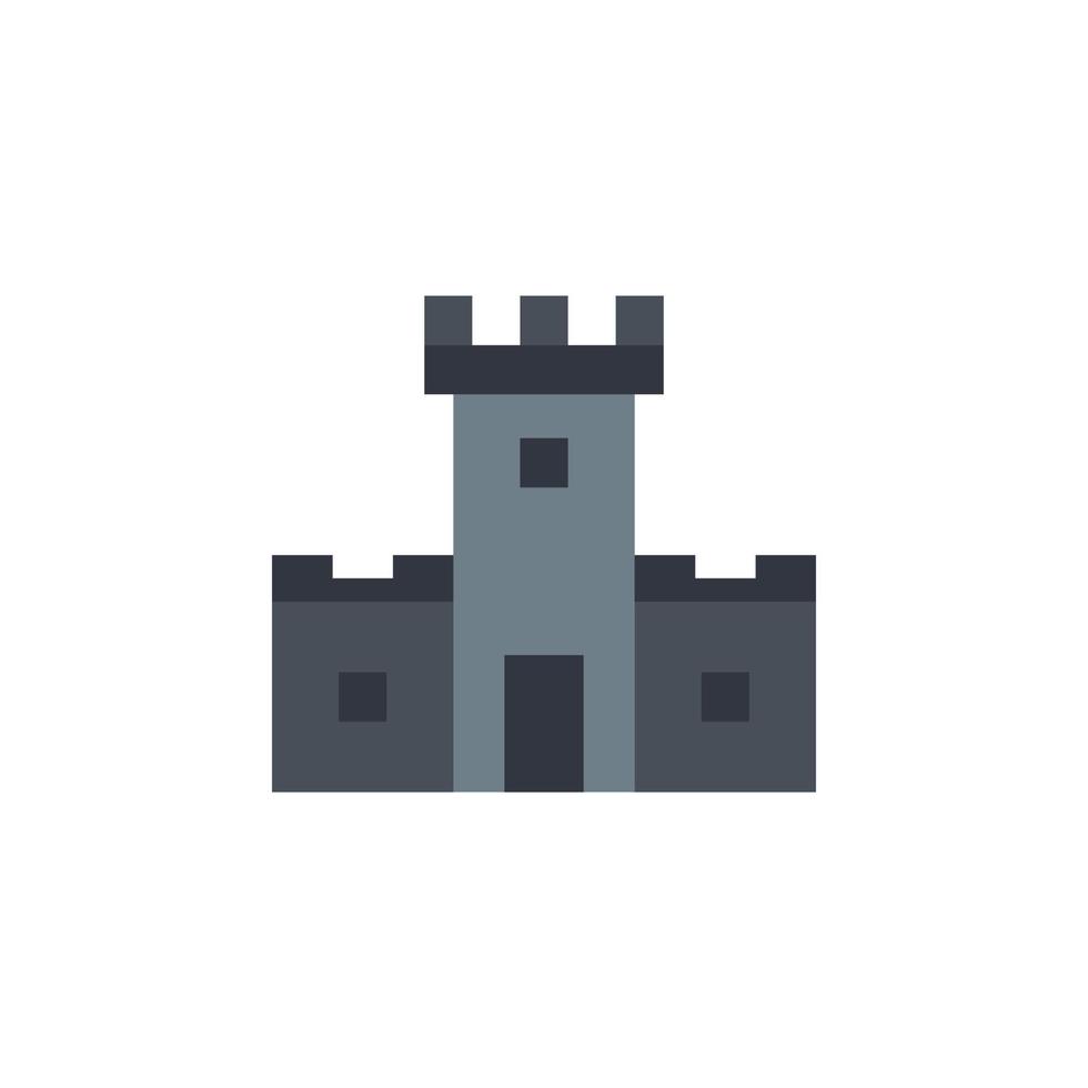 vector de castillo para presentación de icono de símbolo de sitio web