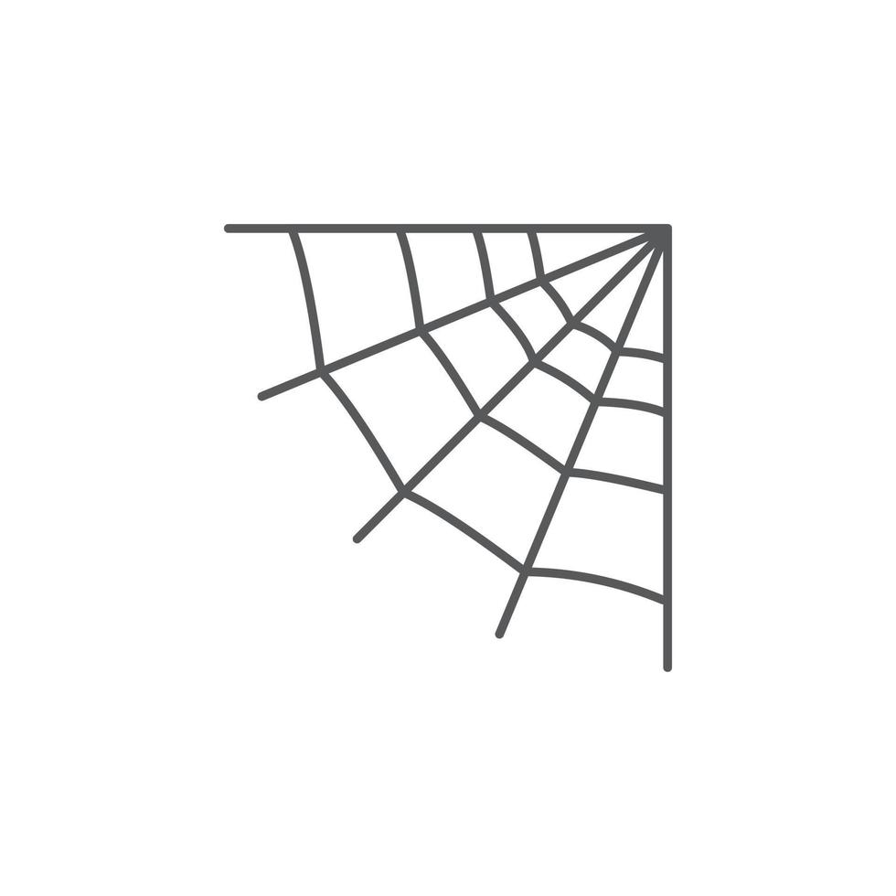 Spider web vector for website symbol icon presentation
