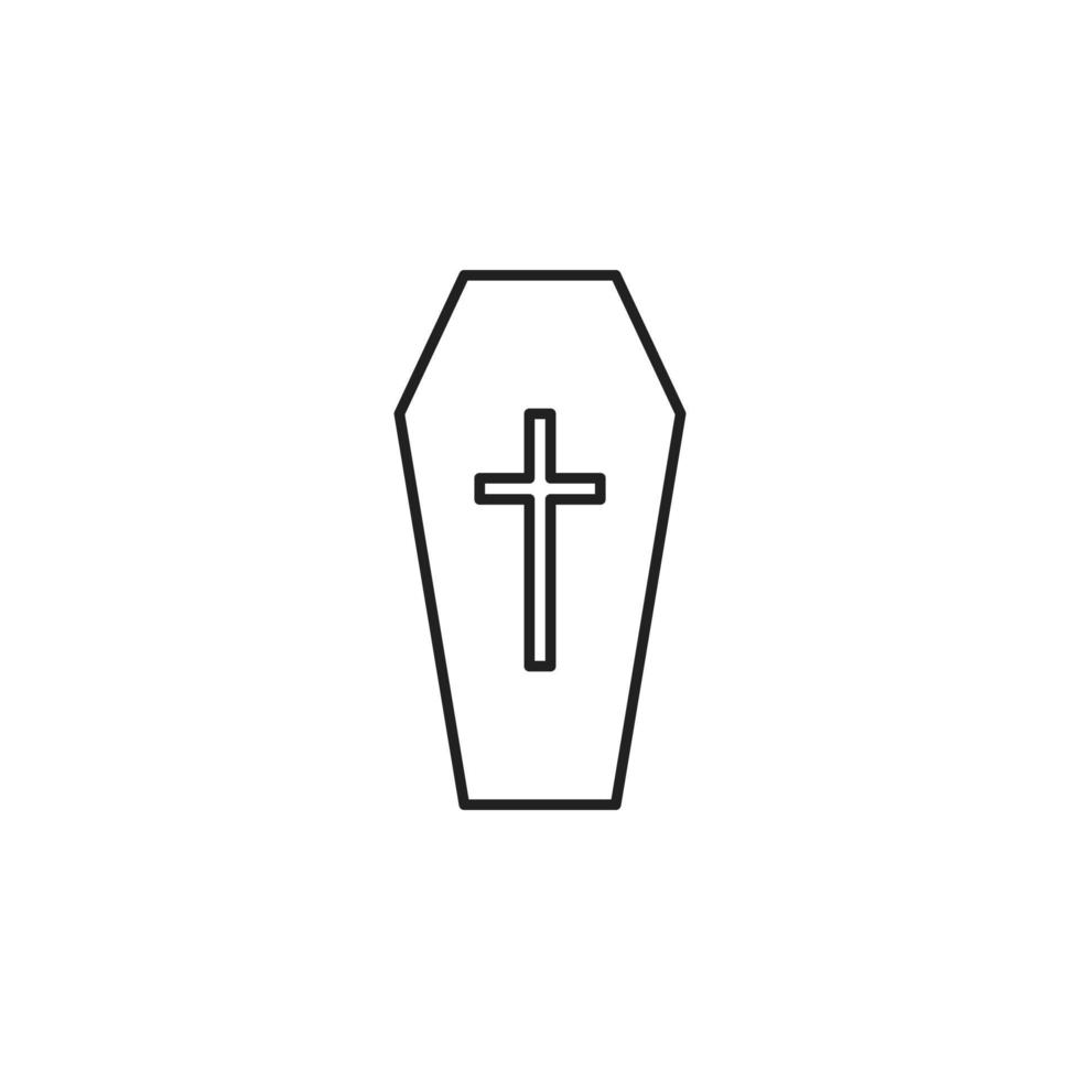 coffin vector for website symbol icon presentation